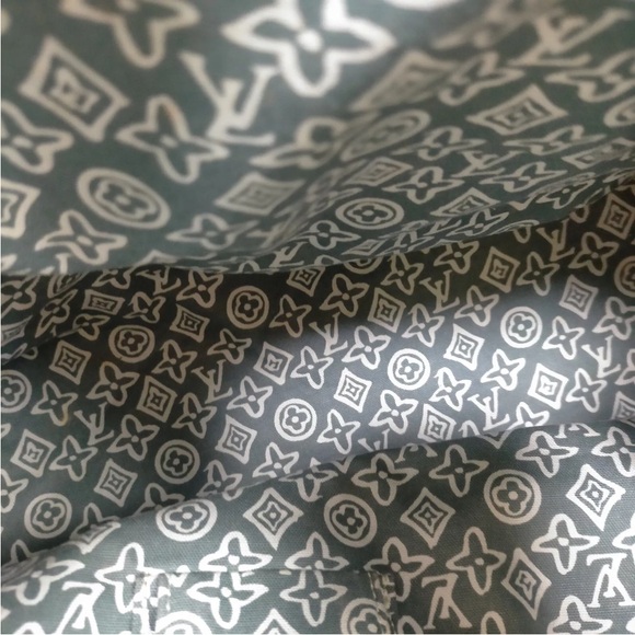 Louis Vuitton Antigua Cabas PM Green Canvas Tote Bag - Picture 8 of 10